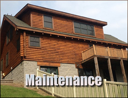  Cherryville, North Carolina Log Home Maintenance